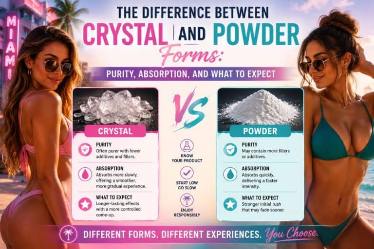 The Difference Between Crystal and Powder Forms: Purity, Absorption, and What to Expect